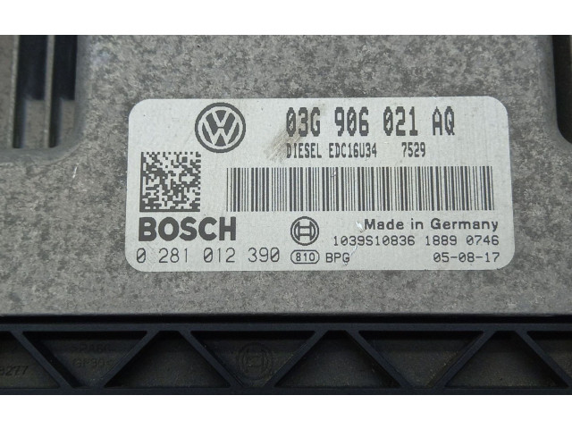 Řídící jednotka 03G906021AQ, 0281012390 Volkswagen Caddy 2005
