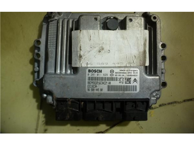 Řídící jednotka 281011629, 9658944580EDC16C34 Citroen C4 I 2005