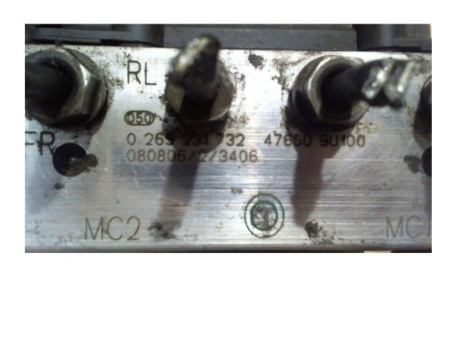 Блок АБС 476609U16B, 476609U16B Nissan Note (E11) 2006 - 2014 года