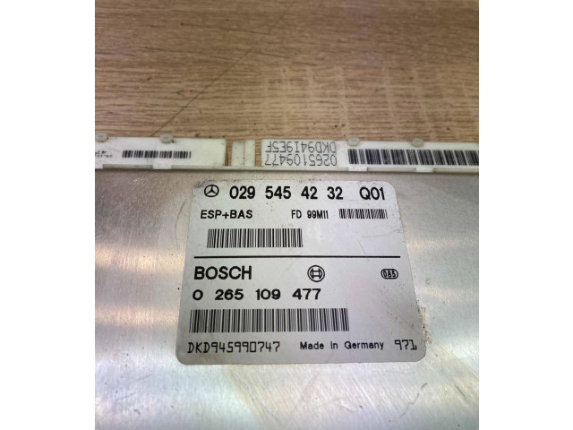 Блок управления АБС 0295454232, 0265109477   Mercedes-Benz A W168