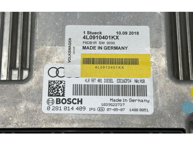 Řídící jednotka 4L0910401KX, 4L0907401   Audi Q7 4L 2007