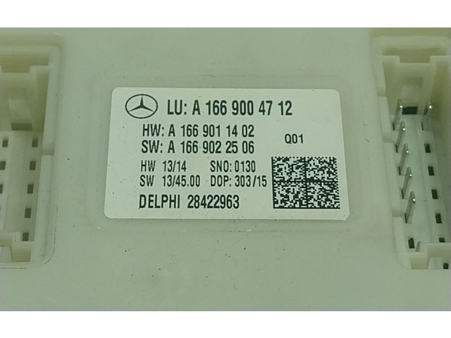 Блок управления A1669004712, A1669004712   Mercedes-Benz GLE AMG (W166 - C292)