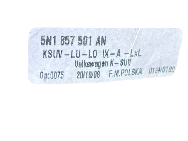 Zpětné zrcátko Volkswagen Tiguan 2010 5N1857501AN, 201008
