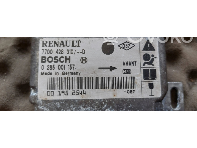 Блок подушек безопасности 7700428310, 0285001157 Renault Clio II