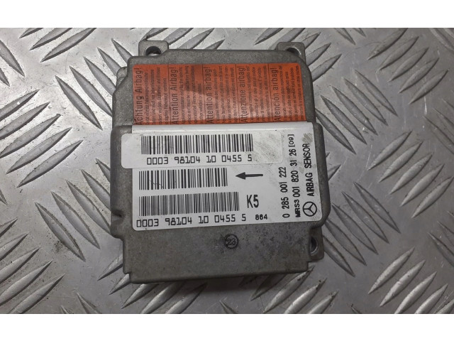 Блок подушек безопасности 0285001222   Mercedes-Benz A W168