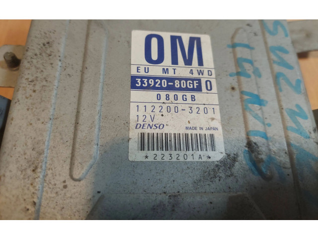 Řídící jednotka 33920-80GF, 112200-3201 Suzuki Ignis 2008