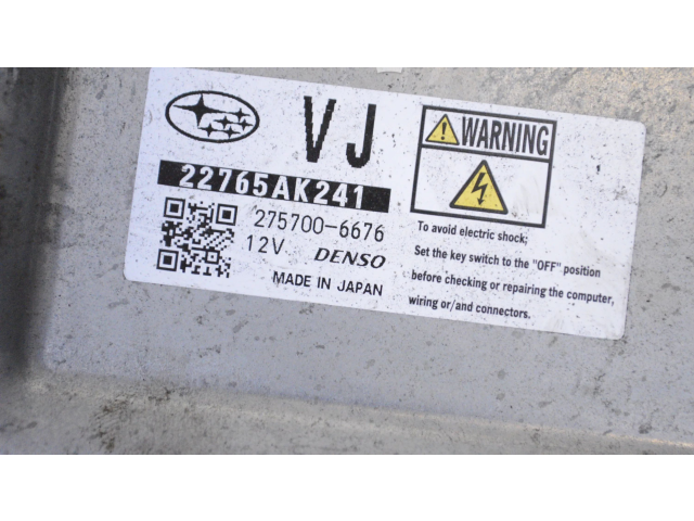 Řídící jednotka 2757006676, 22765AK241 Subaru Outback (BS) 2018