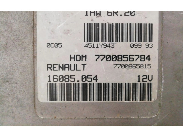 Блок управления двигателем Блок управления 7700856784   Renault Twingo I