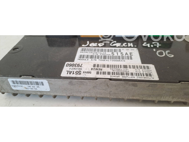 Блок управления двигателем Блок управления P56044515AE, 1GEH17356WCEG Jeep Grand Cherokee (WK)