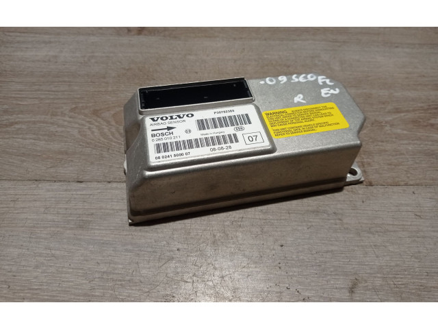 Блок подушек безопасности 0285010211, 30782385 Volvo S60