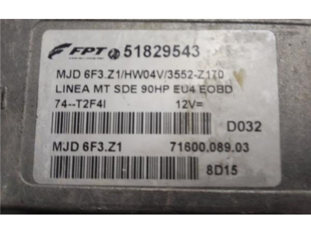 Блок управления 51829543, 51829543 Fiat Linea