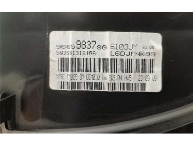 Přístrojová deska Citroen Berlingo 2008 9665983780