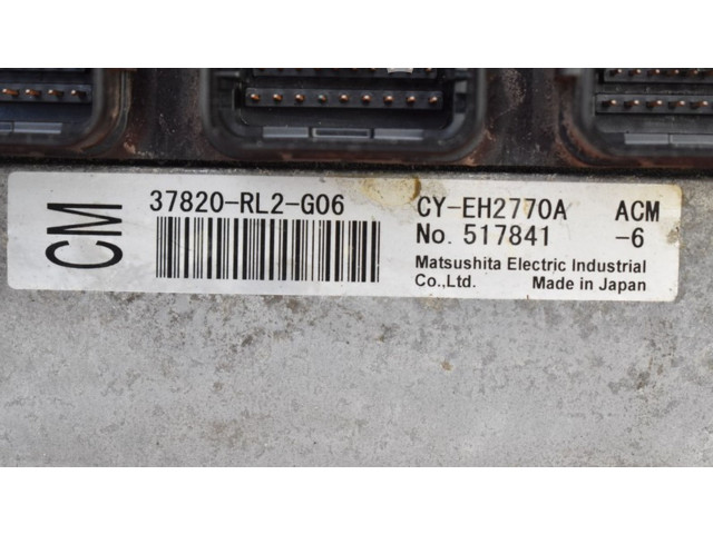Блок управления двигателем Блок управления 37820-RL2-G06, 37820-RL2-G06 Honda Accord