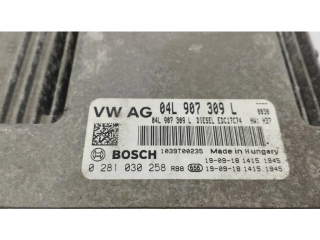 Блок управления двигателя 04l907309l, 0281030258 Audi Q5 SQ5