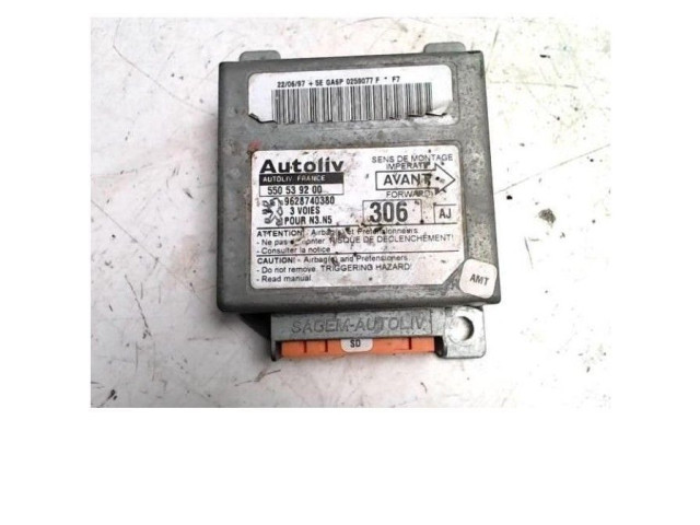 Блок подушек безопасности 6547LV, 6547LV   Peugeot 306