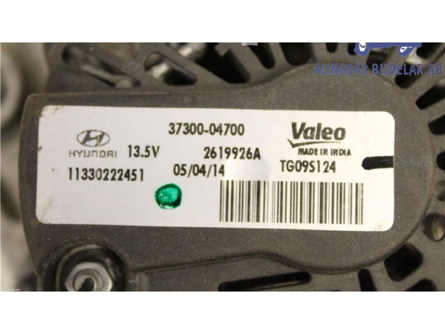 Генератор 37300-04700, 2619926A Hyundai i10