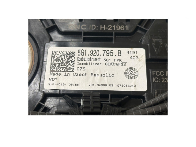 Панель приборов 5G1920795B, 1973953240 Volkswagen e-Golf