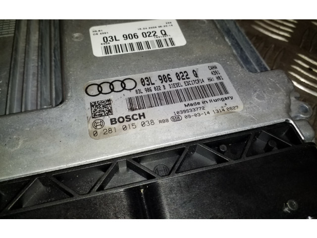 Блок управления двигателя 03L906022Q, 0281015039   Audi Q5 SQ5