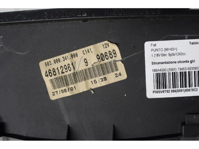 Přístrojová deska Fiat Punto (188) 1999