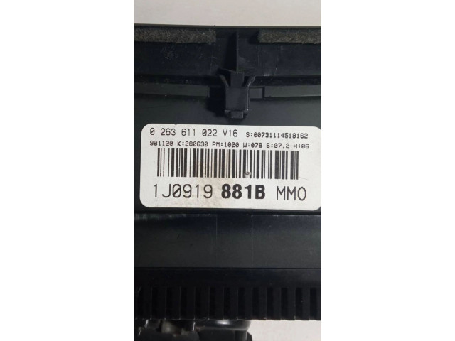 Панель приборов 1J0919881B, 0263611022   Volkswagen Bora       