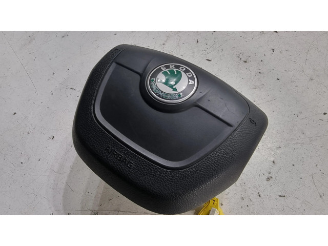 Подушка безопасности водителя 5J0880201K Skoda Fabia Mk2 (5J)