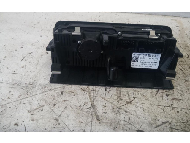 Блок управления климат-контролем 8X0820043, 8X0820043   Audi A1
