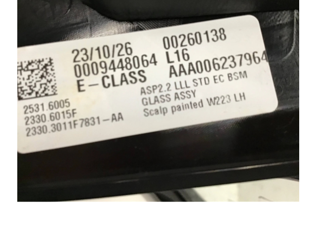 Zpětné zrcátko Mercedes-Benz E W214 2024 E1041526, AAA006237964