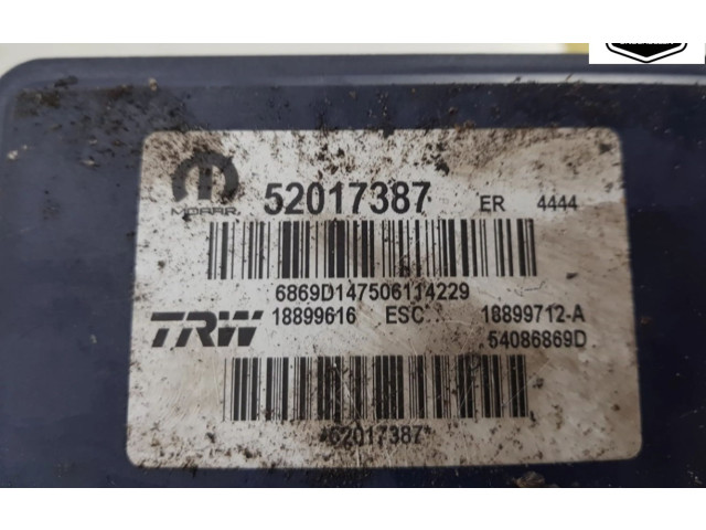 Блок АБС 52017387, 52017387   Jeep  Renegade  2014 -  года