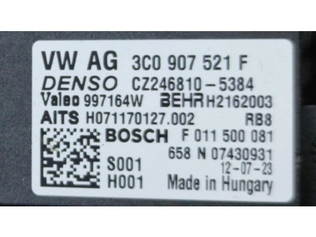 Вентилятор печки 3C0907521F, PQ35987694C Volkswagen Jetta VI