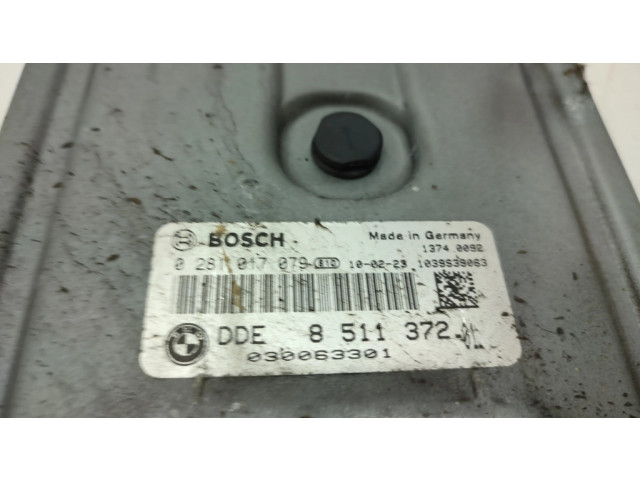 Řídící jednotka 8511372, 0281017079 BMW 5 GT F07 2010