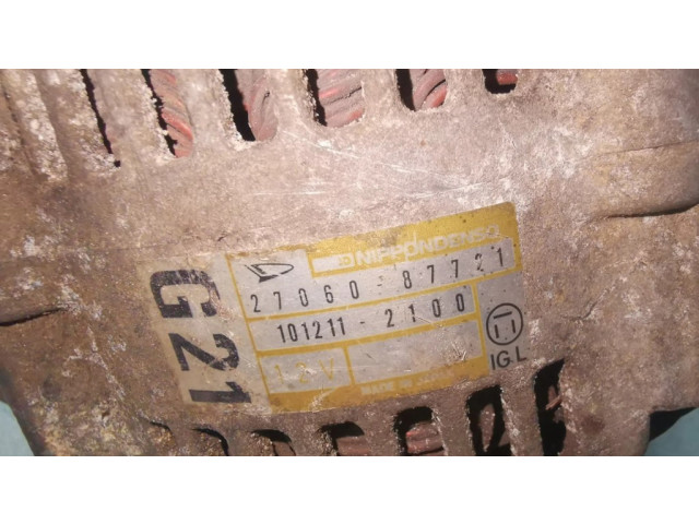 Генератор 2706087721 Daihatsu Charade 1.3