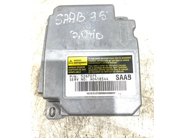 Блок подушек безопасности 5267075, A0418344 Saab 9-5