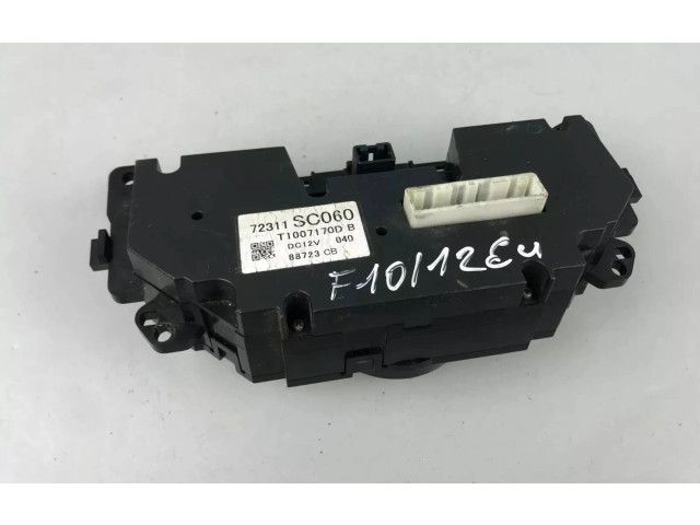 Блок управления климат-контролем 72311SC060   Subaru Forester SH
