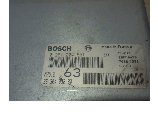 Блок управления двигателя    Citroen Xantia