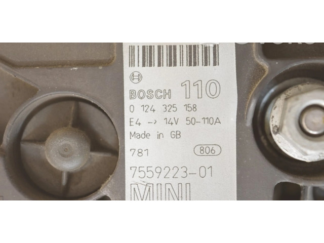 Генератор 0124325158, 12317550997 Mini One - Cooper R50 - 53 1.6