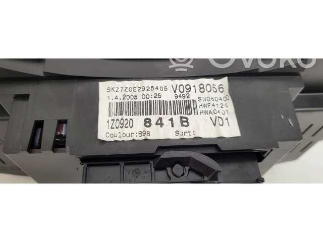Панель приборов 1Z0920841B, V0918056 Skoda Octavia Mk2 (1Z)