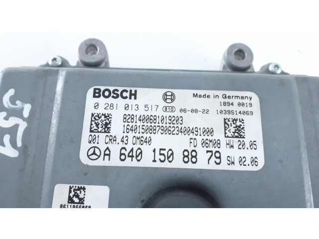 Блок управления двигателя A6401508879, 0281013517 Mercedes-Benz A W169