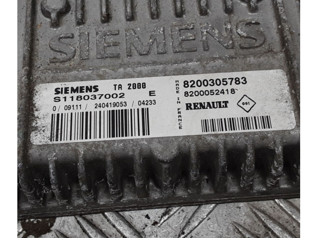 Блок управления коробкой передач 8200052418, S118037002   Renault Clio II