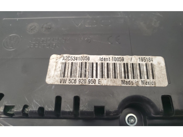 Спидометр (приборный щиток) 5C6920950E Volkswagen Jetta VI
