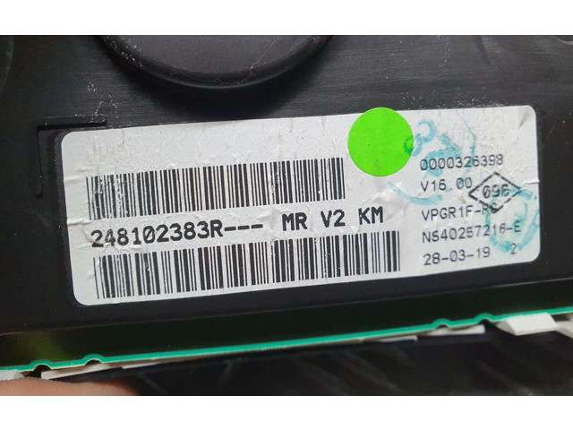 Панель приборов 248102383R, NS40257216E   Dacia Sandero       