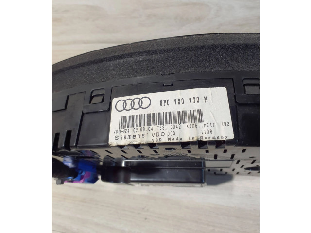 Панель приборов 8P0920930M Audi A3 S3 A3 Sportback 8P