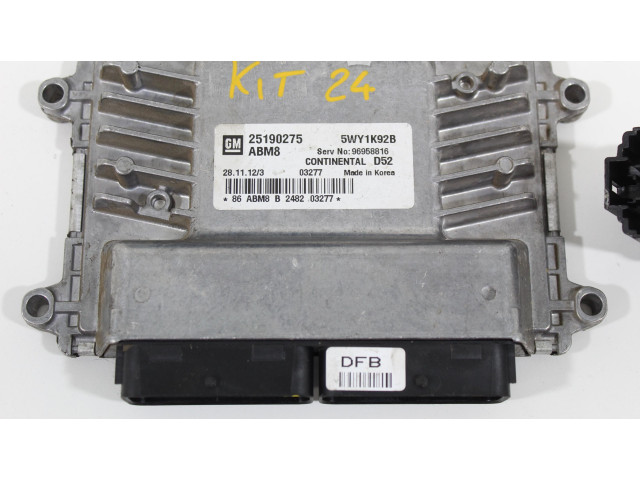 Комплект блоков управления 9527-3098A, 5WY1K92B   Chevrolet Spark