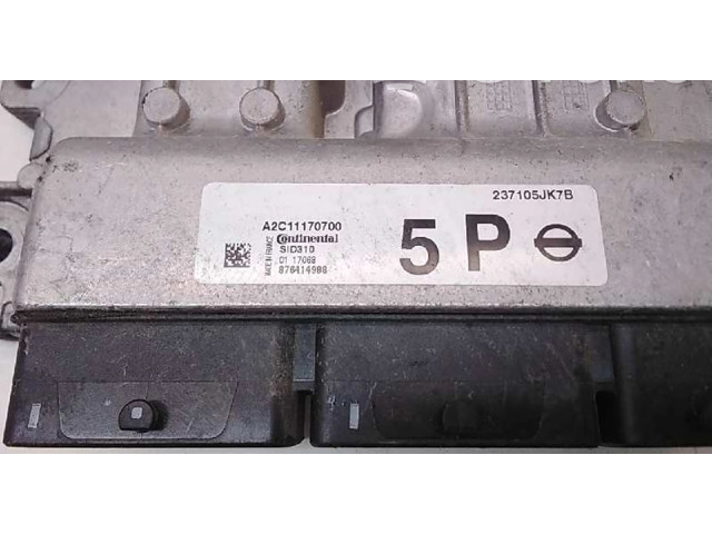 Блок управления двигателя 237105JK7B Nissan Navara D23