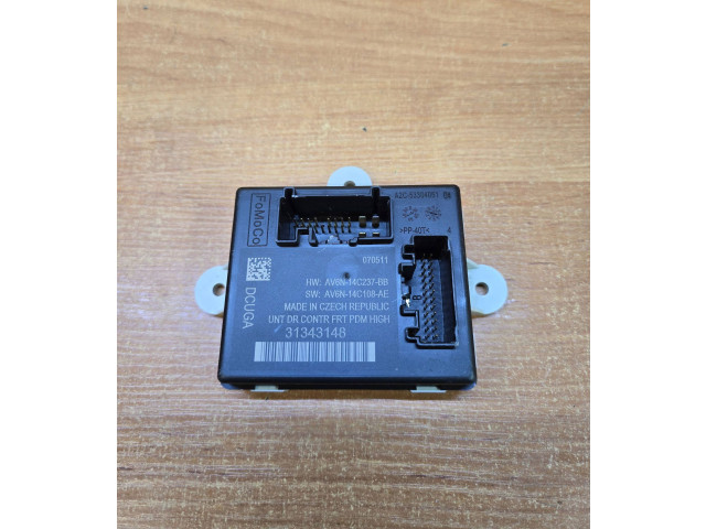 Блок управления дверью 31343148, AV6N14C237BB Volvo S60