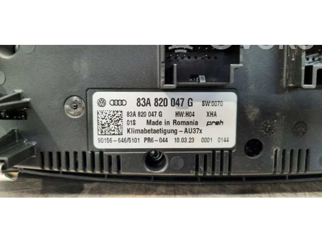 Блок управления климат-контролем 83A820047G Audi A1