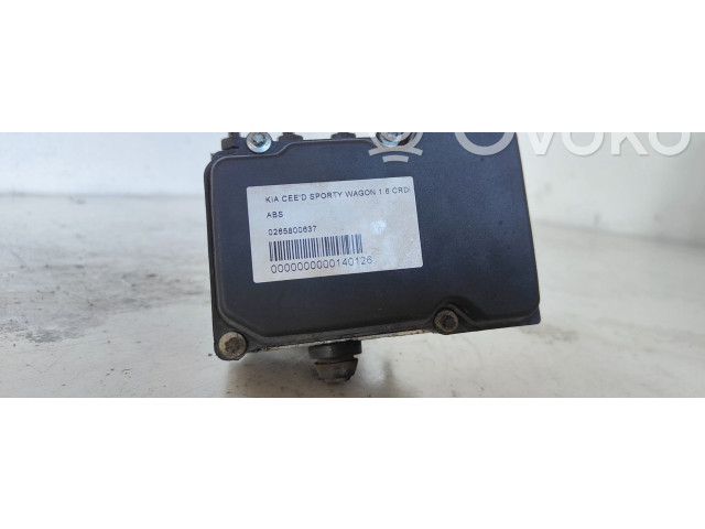 Блок АБС 0265800637 KIA Ceed 2006 - 2012 года