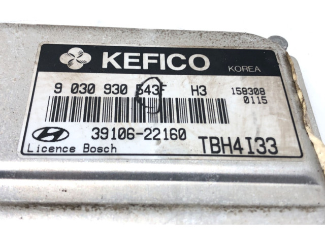 Блок управления двигателем Блок управления 39106-22160   Hyundai Getz