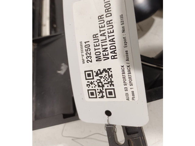 Вентилятор радиатора 5Q0959455BJ Audi A3 S3 8V