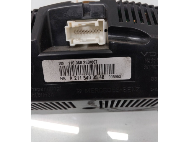 Přístrojová deska Mercedes-Benz E AMG W211 2008 A2115400548