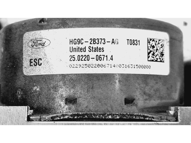 Блок АБС HG9C2B373, HG9C2B373AG Ford Fusion II 2013-- года